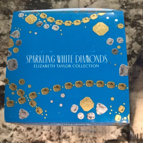 NEW Boxed 2 teddy bears Elizabeth Taylor White Diamond - Picture 7 of 9